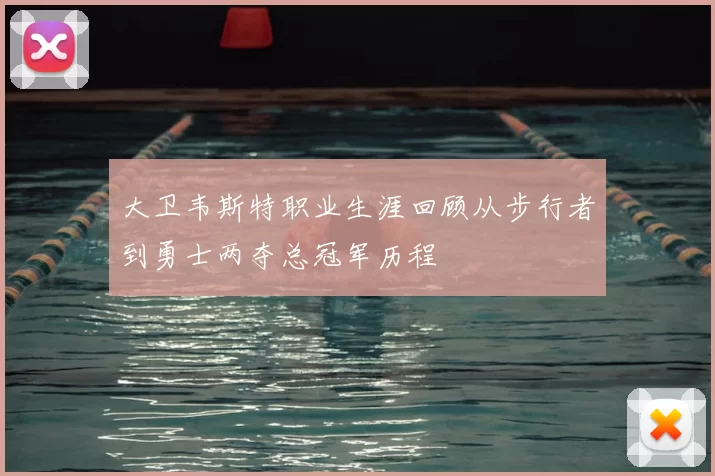 大卫韦斯特职业生涯回顾从步行者到勇士两夺总冠军历程
